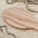 Hair Brush Spanking Paddle in Oak for Adult Discipline and BDSM Impact Play - Natural Finish MATURE