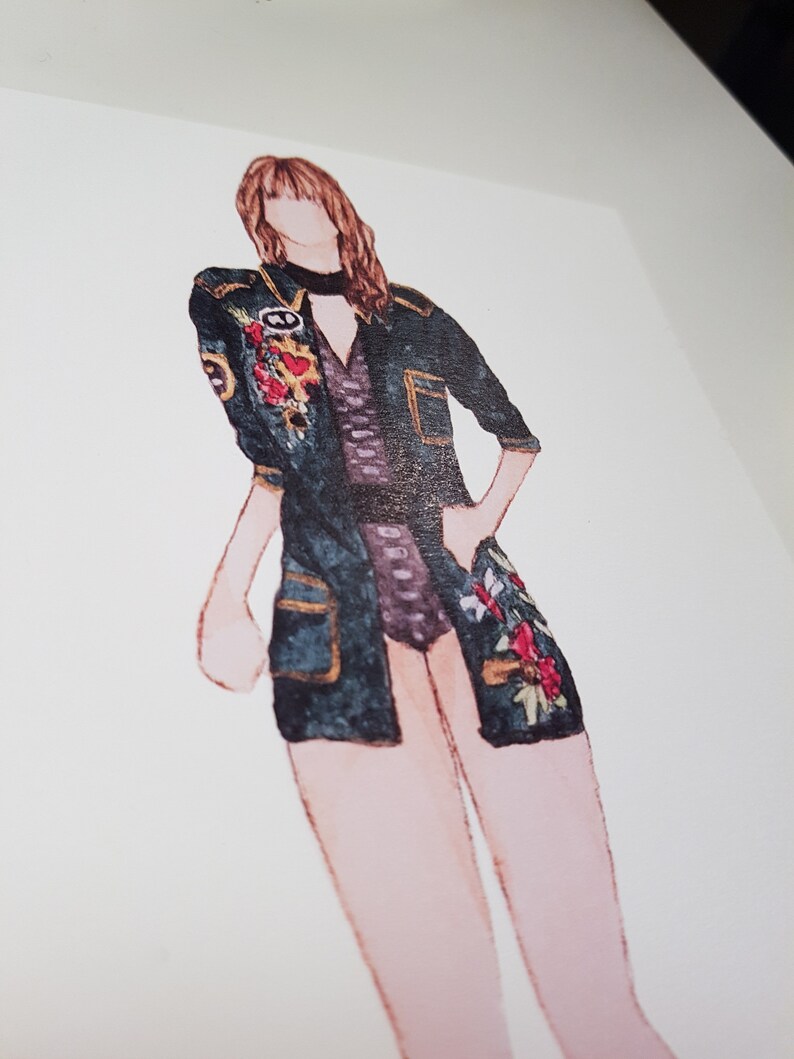 TS fashion print A5
