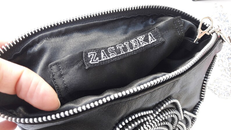 Leather evening bag Small leather clutch Black leather clutch Evening handbag Black women clutch Evening clutch Black evening bag