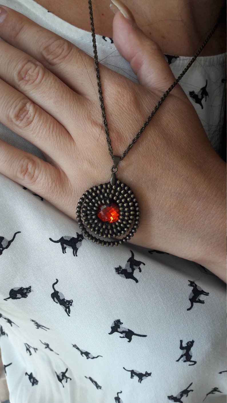 Geometric jewelry set Set with rhinestones Industrial jewelry Etsy