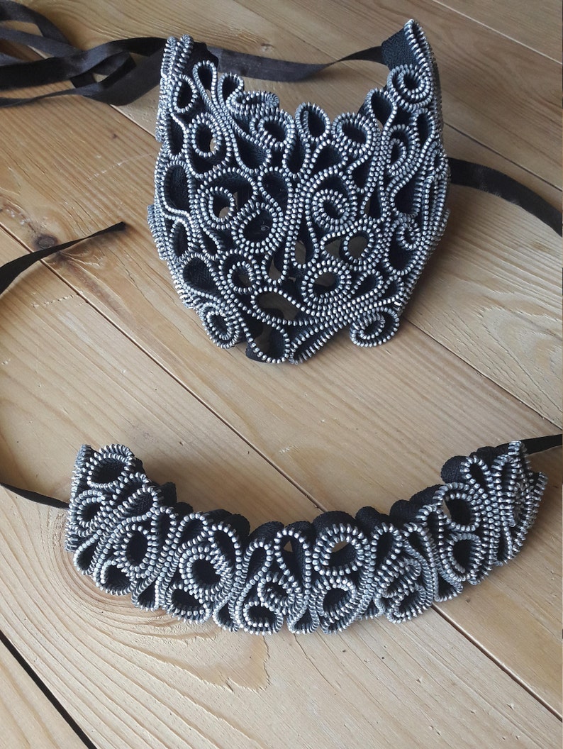 Zipper Bracelet Black metal bracelet Creative jewelry Urban jewelry Unique bracelet Unusual jewelry Industrial bracelet Metal bracelet