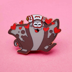Splatoon 3 BIG MAN TAKEOVER Rose Gold Plated Enamel Pin