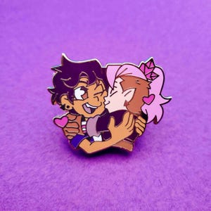 The Owl House “Timeskip Lumity” Luz and Amity Enamel Pin