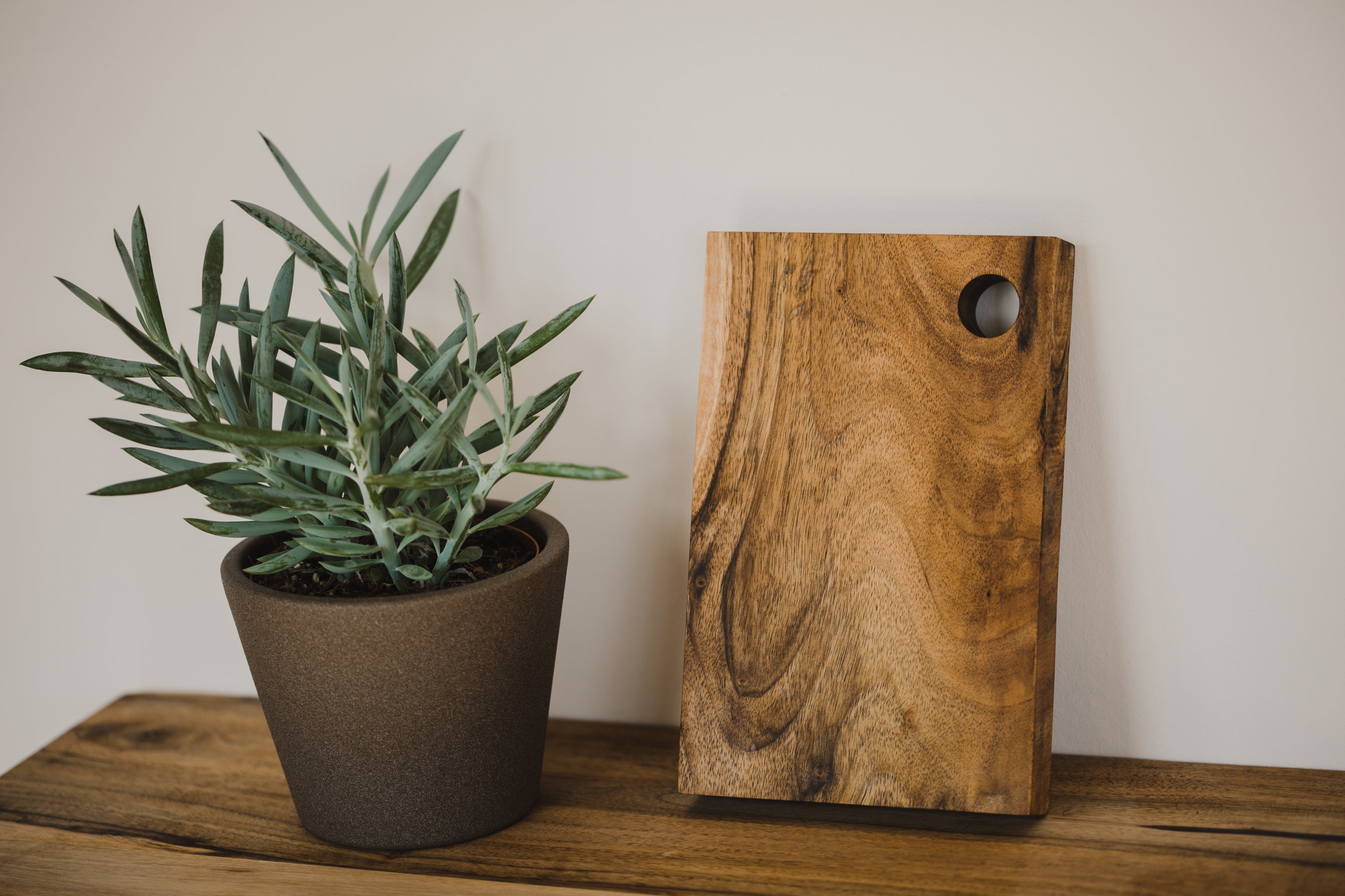 Schneidebrett aus Nussbaumholz, Nussbaum, Echtholz, Schneidebrett