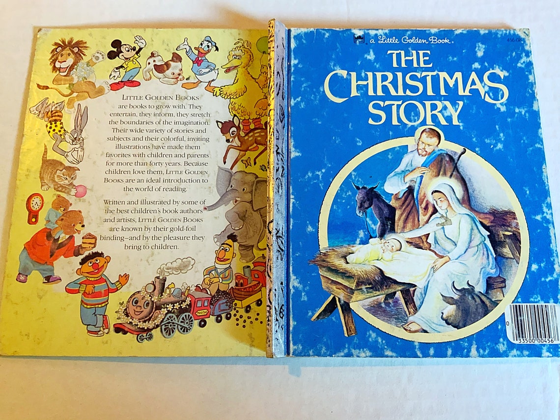 The Christmas Story A Little Golden Book Children Gift | Etsy