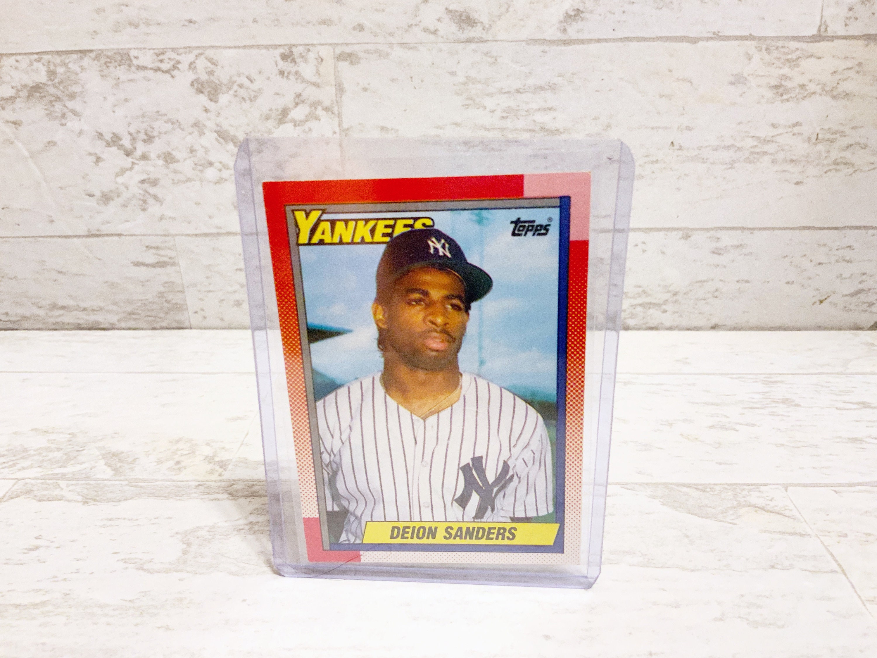 1990 Topps Deion Sanders New York Yankees Baseball Card - Etsy Finland