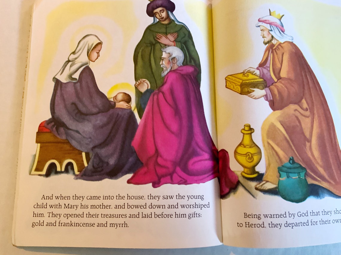 The Christmas Story A Little Golden Book Children Gift | Etsy