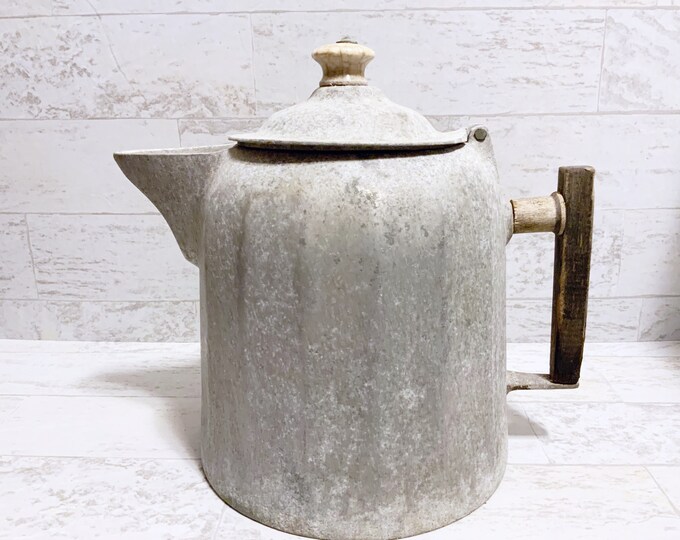 Antique Wagner Ware Coffee Pot Sidney O Colonial Coffee Pot Etsy