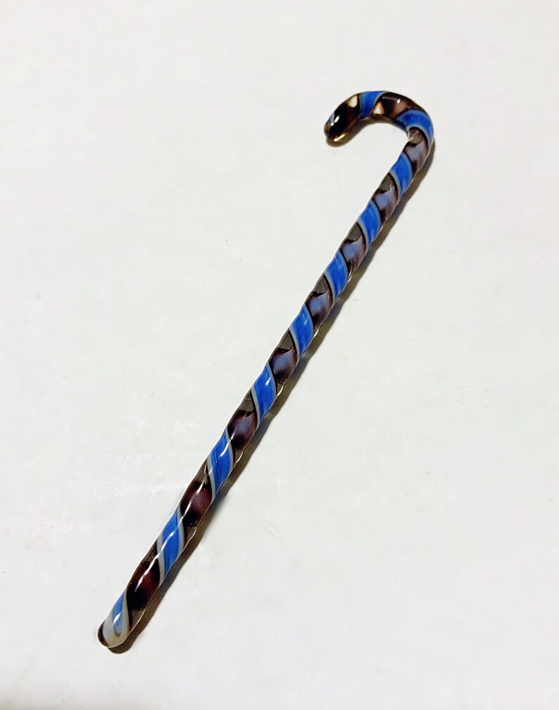 Set of 5 Glass Candy Canes Hand Blown Candy Canes Christmas Etsy