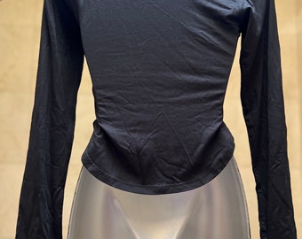 Large black coffin shirt