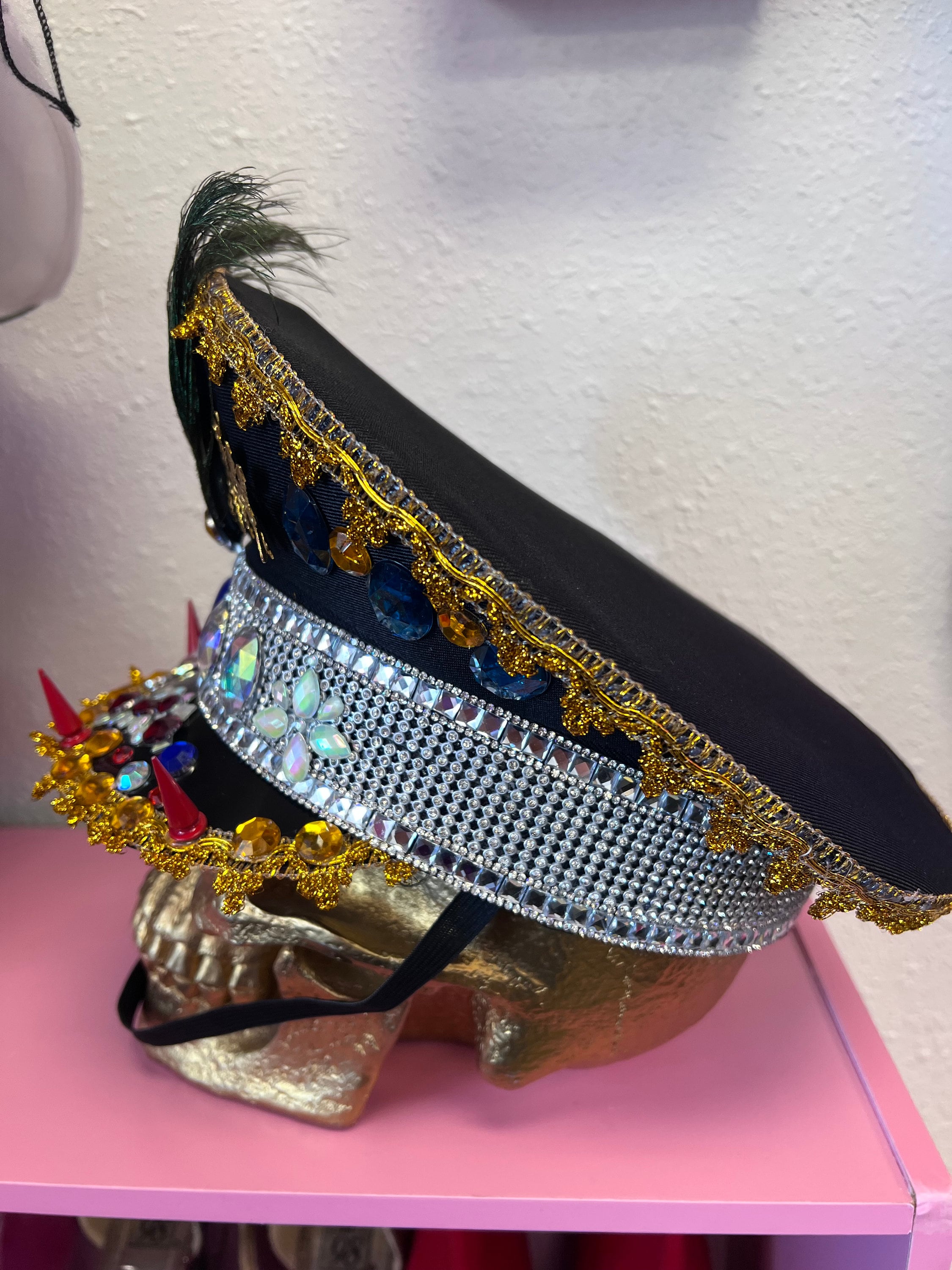 Peacock Captain Hat - Etsy display picture 1