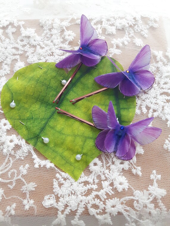 Butterfly hair slides deals