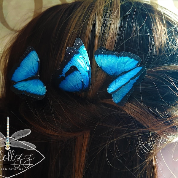 Butterfly Hair Pins Etsy