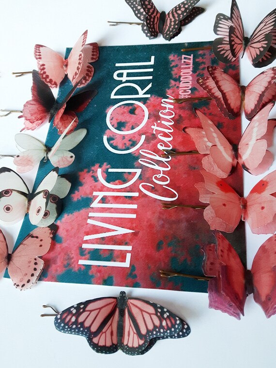 12 Stück Schmetterlings-Haarspangen Bunt & Doppellagig | Haaraccessoires Für Mädchen & Damen