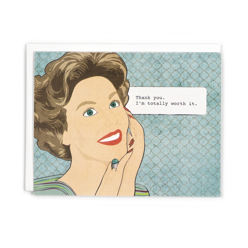 Funny Sassy Ladies Boxed Thankyou Cards Etsy