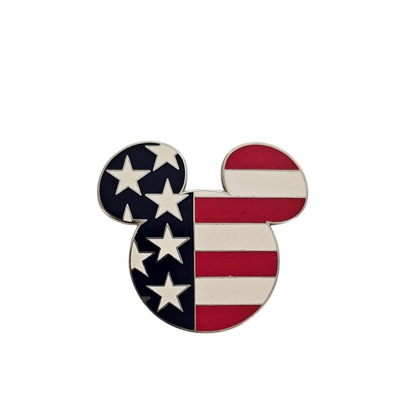Mickey Stars American Flag Stripes And Stars 2002 Disney Pin,  L629