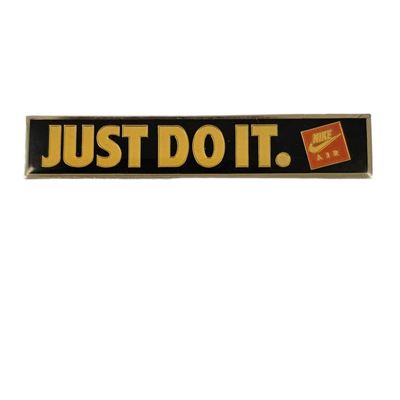 Nike Just Do It Pin Vintage L246 Etsy