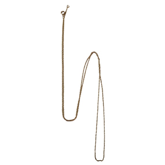 10K Yellow Gold Chain Necklace 20 Inches Long, L62