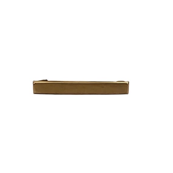 10K Yellow Gold Bar Lingerie  Lapel Tie Pin