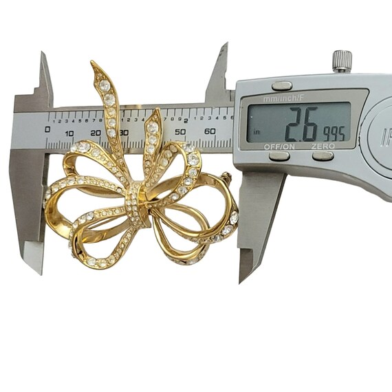 KJL (Kenneth Jay Lane) For Avon Gold Tone Clear R… - image 7