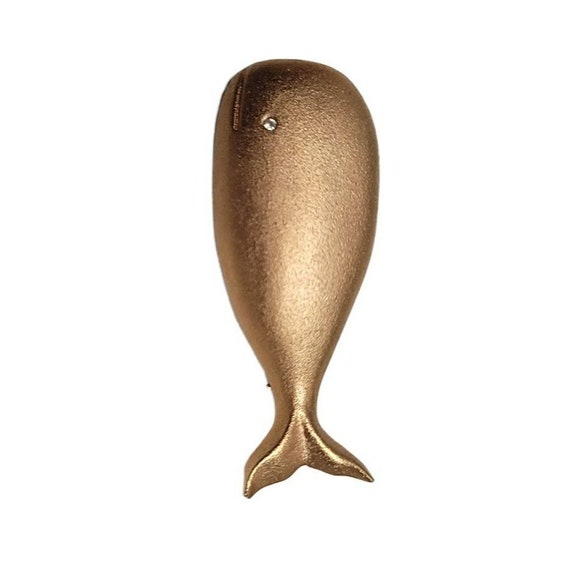 R.J. Graziano Gold-Tone Whale Pin Brooch - image 2