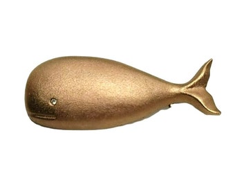 R.J. Graziano Gold-Tone Whale Pin Brooch