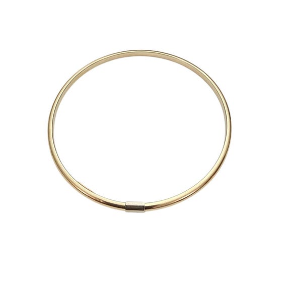 Sterling Plus 1/20 14K Gold Plated Bangle