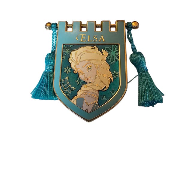Disney WDW Tasseled Princess Elsa Tapestry Banner Pin