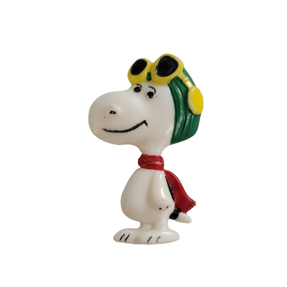 1972 United Features Syndicate Plastic Aviator Snoopy Pin K967