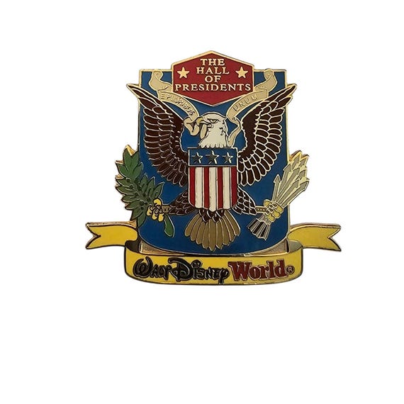 Walt Disney World The Hall Of Presidents Eagles Crest Pin