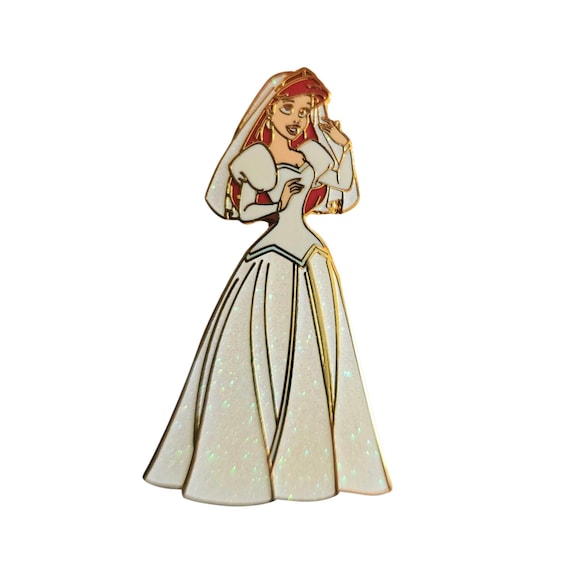 Disney Pin Ariel Married Bride Little Mermaid