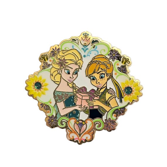 Disney Frozen Fever Anna And Elsa Pin