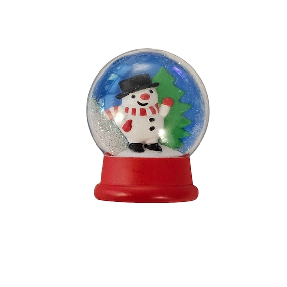 Hallmark Snowman Snow Globe Pin L128