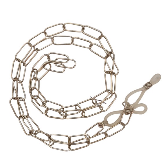 Silpada Sterling Silver Large Chain Link Eye Glasses Necklace, 30" Long E283