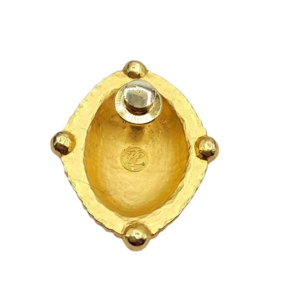 Karl Lagerfeld Goldtone Faux Pearl Signature Pin - image 7