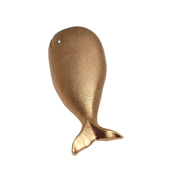 R.J. Graziano Gold-Tone Whale Pin Brooch - image 3