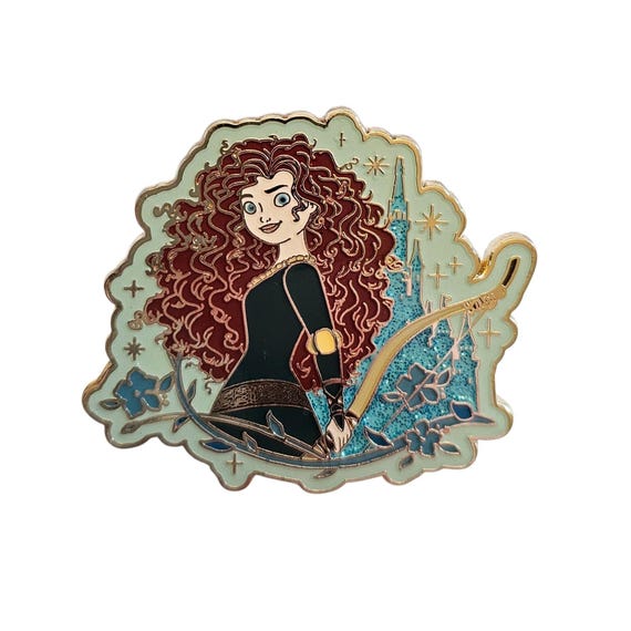 Disney 2018 Princess Sparkle Glitter Castle Collection Merida Pin