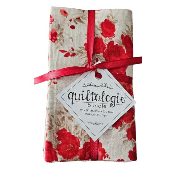 Quiltologie Red Blue Patriotic 18"x21", 5 Pieces Pack J386