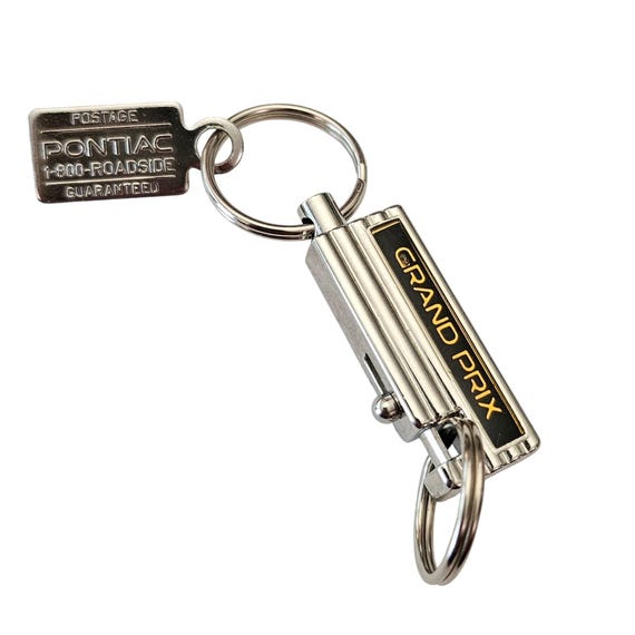 Vintage Grand Prix Mailbox Drop Key Chain J956
