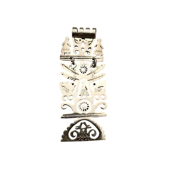 Sterling Silver Tree Of Life Pendant Tribal J770