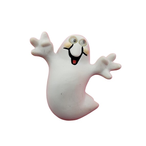 Hallmark 1993 Vintage Google Eyes Halloween Boo Ghost Pin