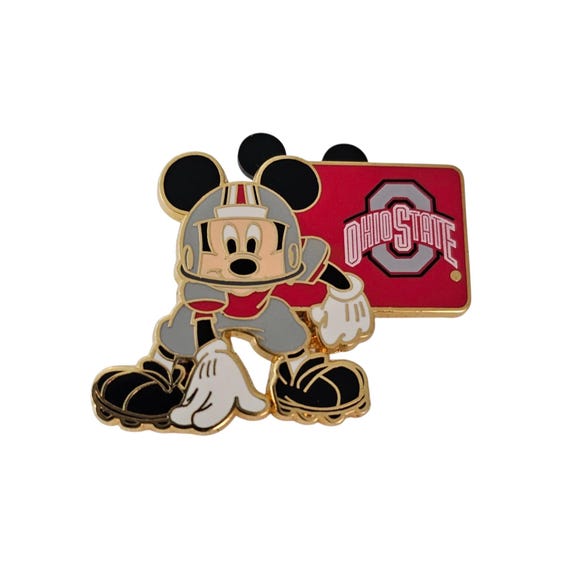Disney NCAA Football Team - Ohio State University Mickey Pin