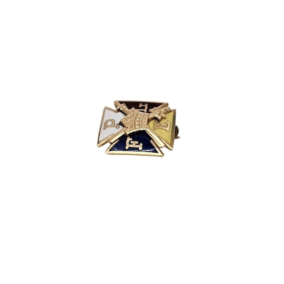 10K Knights of Pythias Pythian Sisters Badge Pin … - image 3