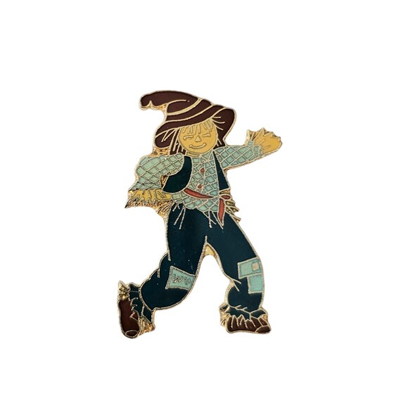 F.N. Kistner Vintage Scarecrow Lapel Pin, Signed L81