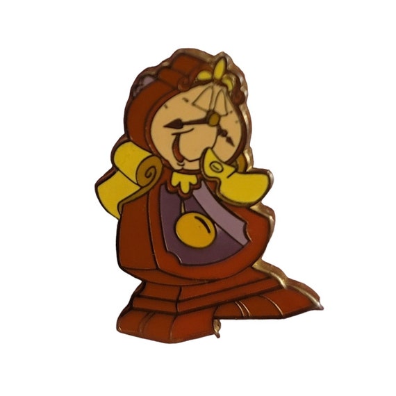 Disney 2002 Beauty And The Beast Cogsworth Clock Character Pin E13