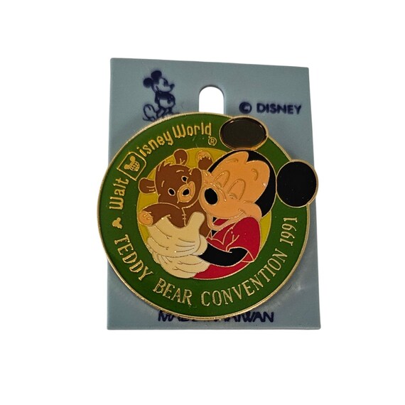 1991 Walt Disney World Teddy Bear Convention Pin