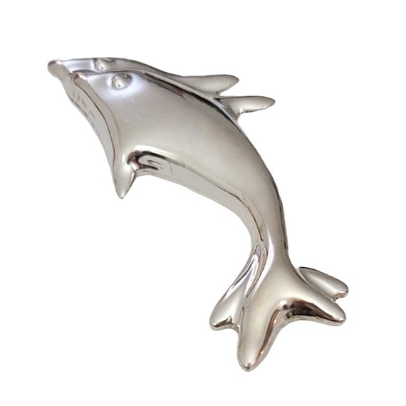 Sterling Silver Mexico Two Swimming Dolphin Duo B… - image 4