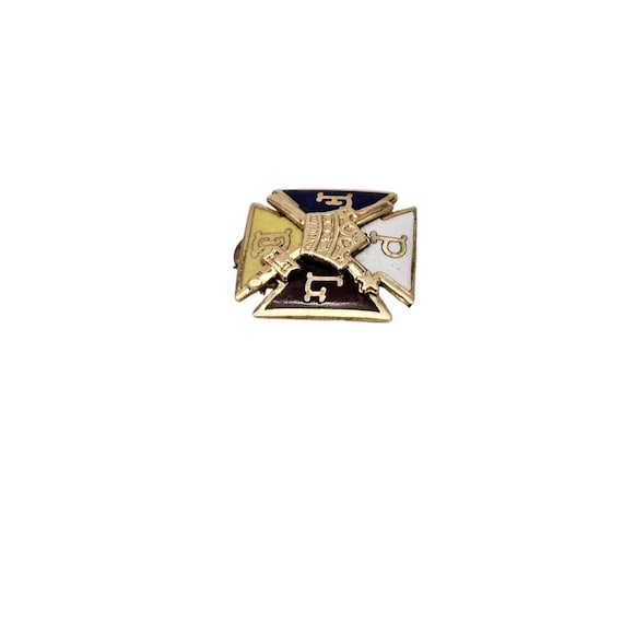 10K Knights of Pythias Pythian Sisters Badge Pin … - image 2