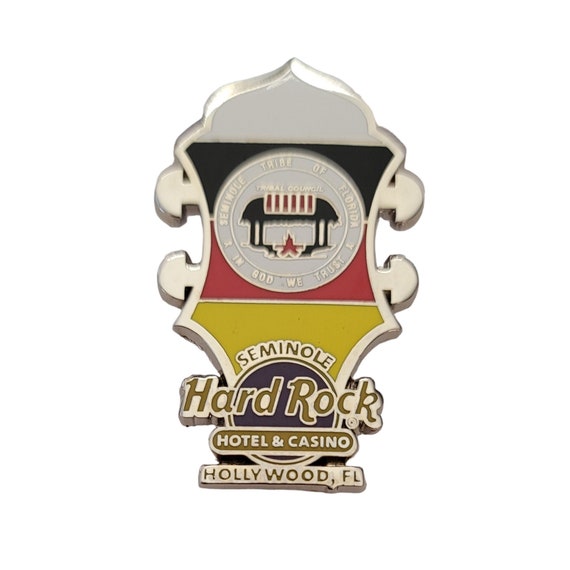 Hard Rock Cafe Seminole Tribe of Florida Hotel Casino Hollywood, FL Pin E725
