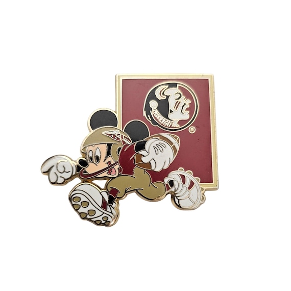 2007 Disney Mickey Florida State University Football Trade Pin J915